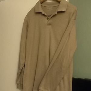 Men's long sleeve polo shirt